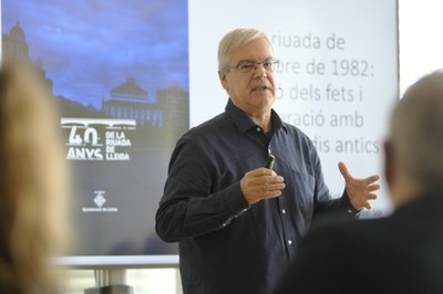 Carles Balasch ha fet una glossa de la riuada del 82, comparant-la amb les avingudes històriques que ha patit la ciutat.