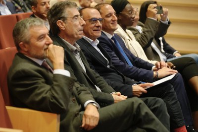 L'acte de presentació de la nova marca del Parc s'ha fet a l'Auditori Joan Oró del mateix Parc.