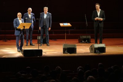 El conseller Campuzano ha fet promeses de futur per Aspros i les entitats del tercer sector.