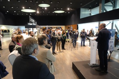 Una panoràmica de la inauguració de la Fira Horeca Borràs..
