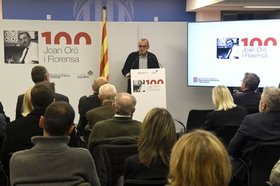 L'alcalde ha explicat les iniciatives que durà a terme la Paeria per commemorar l'efemèride.