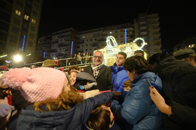 L'alcalde Miquel Pueyo ha participat en l'encesa dels llums a la Zona Alta