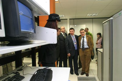 Visita a les instal·lacions d'Atento..