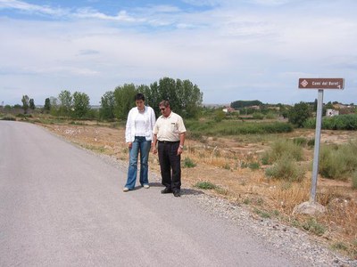 El camí té gairebé un quilòmetre de longitud.