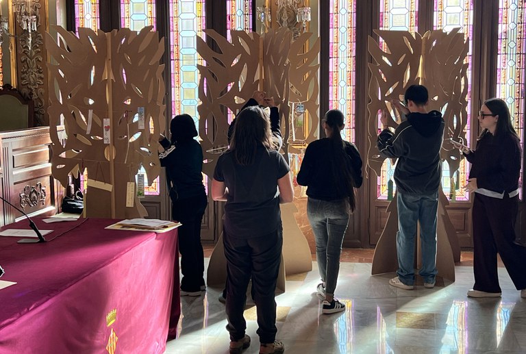 L’alumnat de deu centres ha presentat els seus projectes i ha participat en una dinàmica simbòlica.