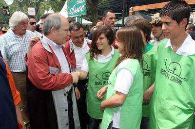 Montilla i Ros han saludat els penyistes..