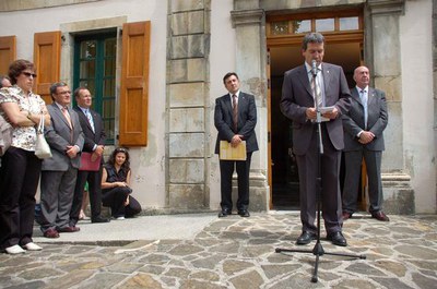 Primer parlament de Francesc Boya com a síndic d'Aran..