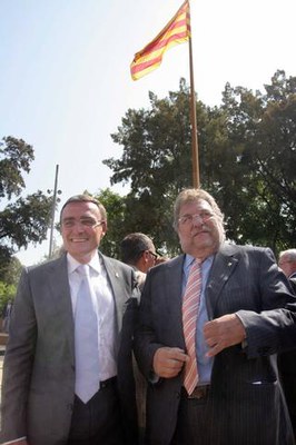 Antoni Siurana també ha volgut acompanyar l'expedició lleidatana.