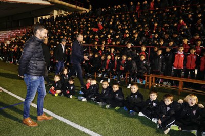 Enjuanes ha participat en la presentació dels equips.