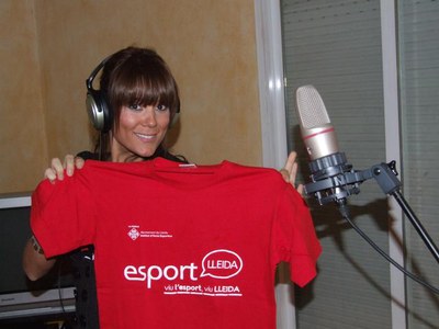 Lorena se suma als lleidatans reconeguts de diferents sectors que han donat suport a Lleida Ciutat Europea de l'Esport..