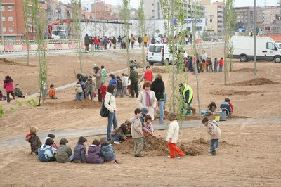 El nou parc de Copa d'Or té 7,5 ha i es regarà amb l'aigua procedent de la sèquia de Fontanet..