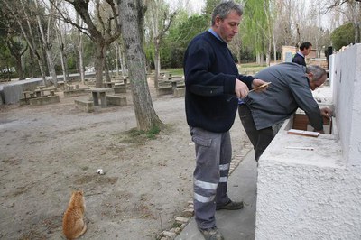 S'adequen les piques, les barbacoes, les aixetes i tots els elements que estiguin malmesos.