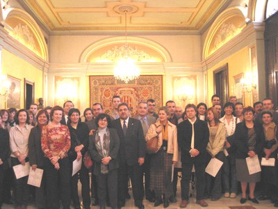 Lliurament de diplomes.