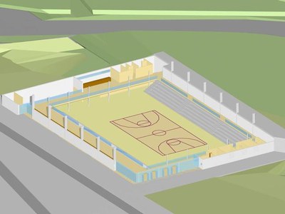 Un sistema de grades retràctils permetrà optimitzar l'espai i utilitzar la zona circundant del pavelló..