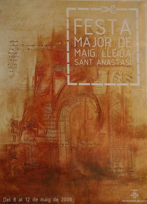 Rosa Siré ha realitzat el cartell oficial de la Festa Major 2008.