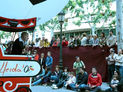 Lleida 2008, ciutat europea de l'esport, també ha estat present a la cercavila.