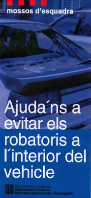 Imatges campanya contra els robatoris.