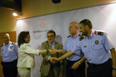 La signatura de l'acord ha tingut lloc a la seu de la Paeria.