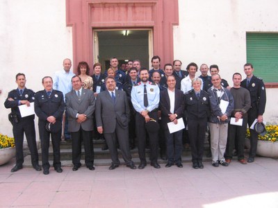 Imatge dels agents que han realitzat el curs.