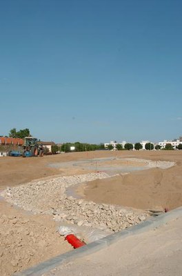 Les obres avancen a bon ritme amb la previsió que el parc entri en servei la propera primavera. S'hi plantaran 1.700 arbres i 90.000 arbustos..