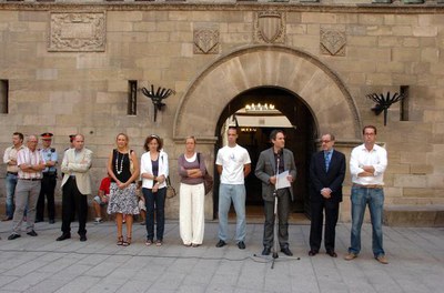 A l'acte hi eren presents diverses personalitats de la ciutat..