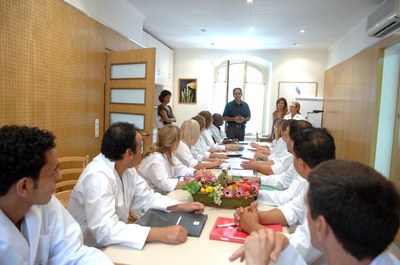 Presseguer ha saludat l'alumnat del curs de cuiner/a..