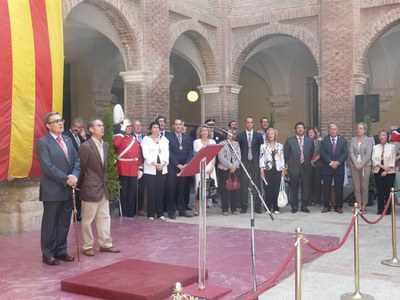 El colofó final de la celebració ha estat el cant dels Segadors.