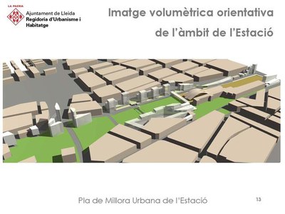 Imatge virtual de l'àmbit del Pla.