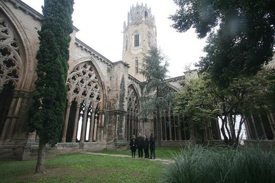 El claustre és un dels elements singulars de l'antiga Catedral de Lleida..