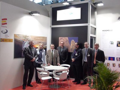 L'estand del PCiTAL està situat al pavelló del sector públic de la fira..