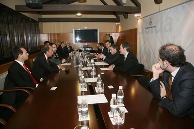 Coincidint amb la signatura del conveni s'ha celebrat la reunió del Fòrum Banesto a Lleida..