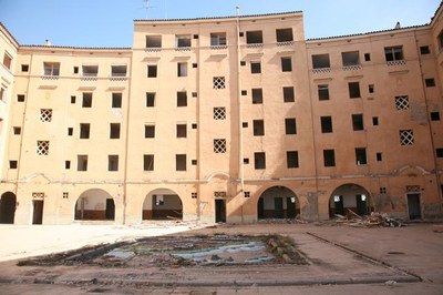 L'espai on fins avui hi havia els blocs acollirà la nova Audiència i habitatges..