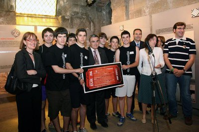 L'equip guanyador de la Gimcana..