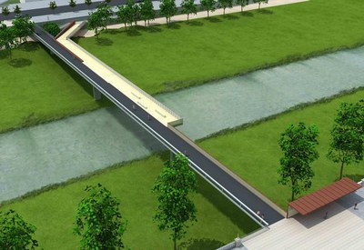 4) Projecció virtual de la nova passarel·la.