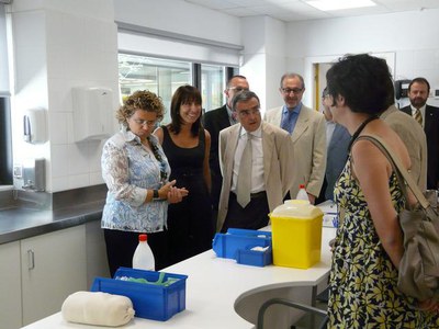 Les autoritats han visitat les noves instal·lacions.