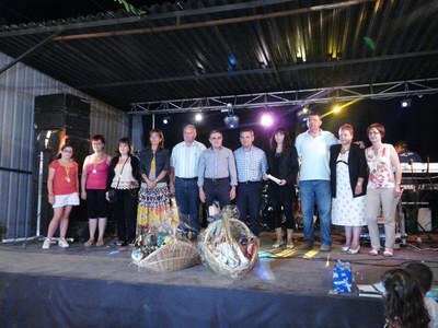 L'alcalde de Lleida, Àngel Ros, ha presidit l'entrega de trofeus als veïns de la partida.