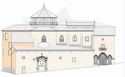 Façana de l'edifici al carrer Cavallers..