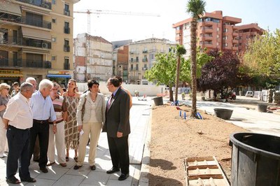 Comprovació sobre el terreny de l'estat de les obres..