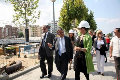 Les obres de la plaça es troben a un 50% d'execució..