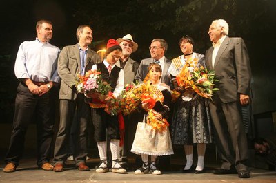Màrius Carretero ha estat l'encarregat de pronunciar el pregó de la festa major de la plaça de l'Ereta.