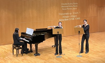 Dilluns va tenir lloc el concert "Dones compositores", a càrrec de l’alumnat i professorat del centre, per tal de posar en valor les dones compositor….