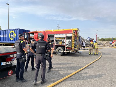 Imatge d'arxiu de la zona pròxima a l'incendi, ahir a la tarda..