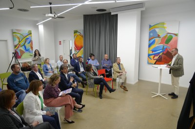 L'alcalde ha participat en l'acte de presentació de la nova imatge.