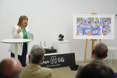 Sònia Alins ha explicat la seva creació.