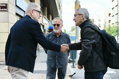 L'alcalde Larrosa ha visitat aquest matí el barri d'Instituts - Sant Ignasi, en el marc de l'Alcalde als barris..