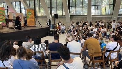Festa al Palau de Vidre per celebrar els 50 anys de les Escoles Bressol Municipals..