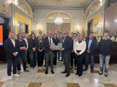 Lliurament del Premi Internacional “Ciutat de Lleida”, al Saló de Sessions..