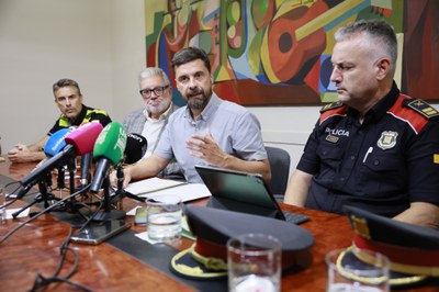 Intervenció del tinent d'alcalde Carlos Enjuanes.