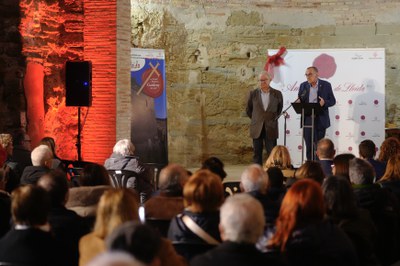 ©Mario Gascón - La 15a Trobada amb els Ambaixadors de Lleida ha estat presidida per l'alcalde Pueyo, acompanyat del tinent d'alcalde Cerdà.