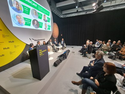 Larrosa també ha assistit a la taula rodona sobre el projecte Biohub Cat.